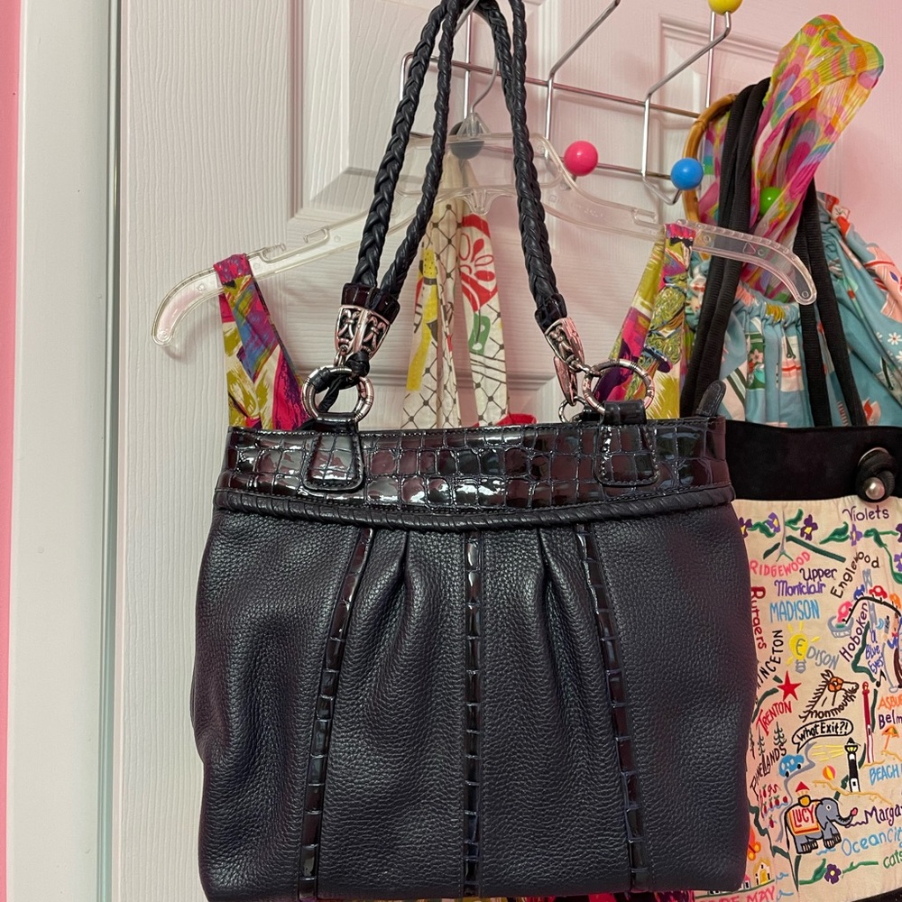Brighton Black Leather Purse